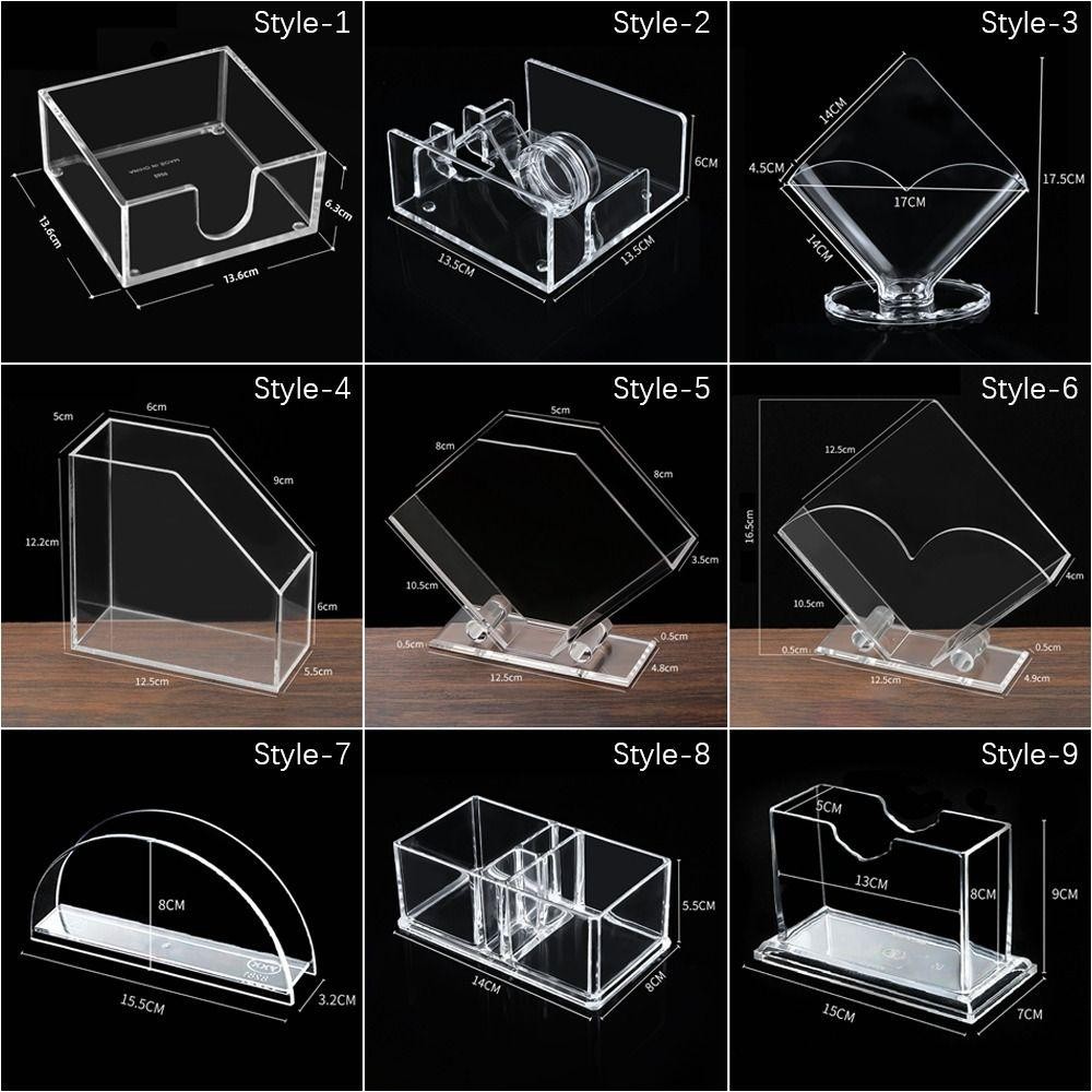 Hộp đựng khăn ăn GILL, Hộp đựng khăn giấy thẳng đứng bằng Acrylic trong suốt, Hộp đựng khăn giấy dọc sáng tạo Đảng
