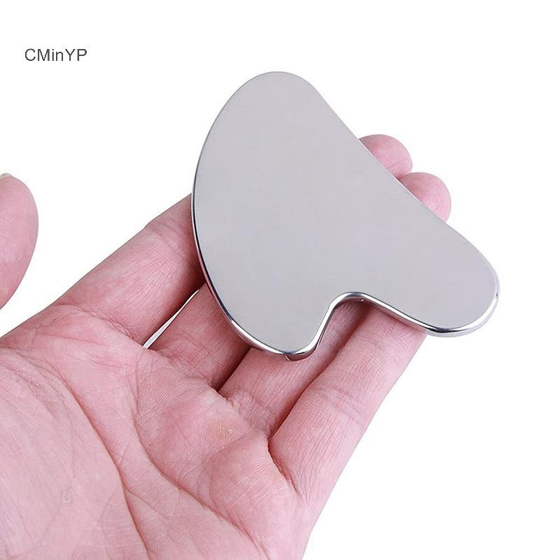 Cminyp 1 Máy Mát Xa Bằng Thép Không Gỉ Gua Sha Cho Mặt Cổ Cơ Thể Guasha Massage Dụng Cụ Chăm Sóc Da Mặt Guasha Ban Máy Mát Xa Mặt Vinh Quang