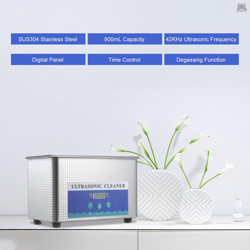 Máy rửa chén siêu âm tạo ra hàng triệu bọt khí nhỏ li ti thông qua sóng âm với tần số cao