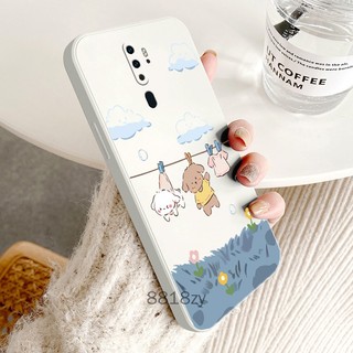 ốp lưng oppo a5 2020 a9 2020 Ốp Điện Thoại tpu silicone Mềm Chống Rơi Vỡ In Hình Dễ Thương Kèm Dây Đeo Cho oppo a5 2020 a9 2020