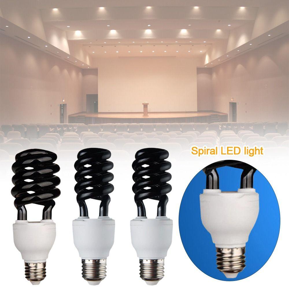 SNUGHOUSE Đèn đen UV E27 xoắn ốc AC 220V 13-40W, bóng CFL cực tím bẫy côn trùng