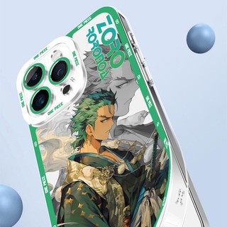 Ốp Điện Thoại tpu Mềm Trong Suốt Họa Tiết one piece Cho iphone 11 12 pro max 13 mini 14 15 7 8 6 6s plus se 2020 Chống Sốc