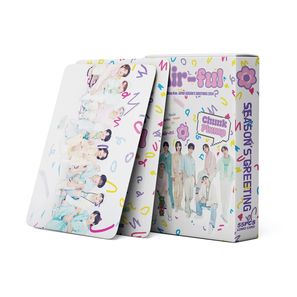55 Tấm Ảnh lomo card Nhóm Nhạc straykids 2024