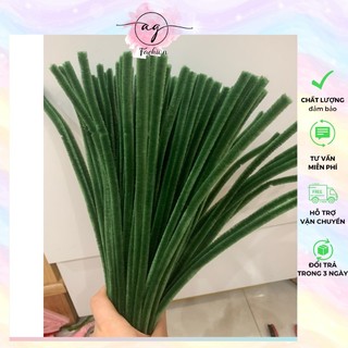 Kẽm Nhung Loại 1 Làm Hoa Handmade Màu Pastel Lông Dày Mịn AG.FASHION