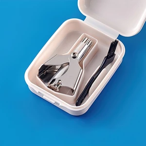 Máy Tỉa Lông Mũi Inox Không Gỉ Đầu Tròn Không Dùng Pin Có Thể Rửa Sạch