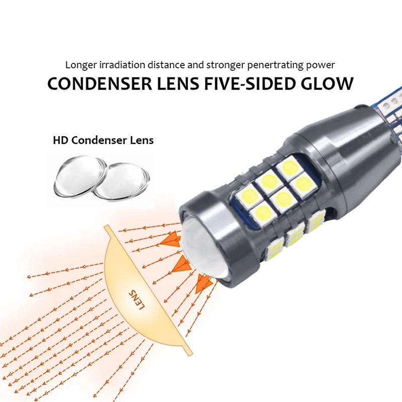 hậu nháy audi SEAMETAL Đèn Xi Nhan Siêu Sáng 1156 1157 t15 12v 24v Chuyên Dụng Cho Xe Hơi