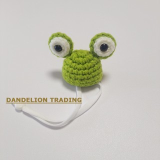[DANDELION] Mũ Hamster Mũ Vẹt Dệt Kim Mũ Thú Cưng Thằn Lằn Mũ Rắn Thú Cưng Mũ Phong Cách Mới Dệt Tay Hoạt Hình Hình Ếch Mũ Trang Trí Phụ Kiện Ba Chiều Dễ Thương Cho Bé Mini Mũ Thú Cưng