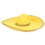 Mya Mexico Phong Cách Sombrero Mũ Nữ Halloween Lễ Hội Nón Có Cuộn Lên Vành Lễ Hội Mũ Mexico Cho Người Lớn
