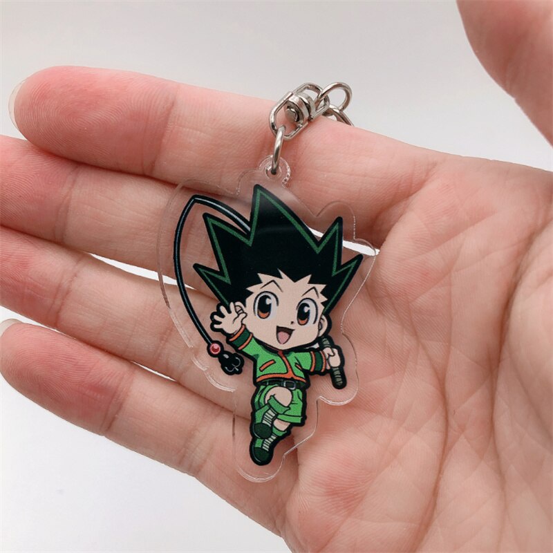 Móc khoá Anime HUNTER×HUNTER Keychain FREECSS Killua Zoldyck Kurapika Anime Manga Phụ Kiện Trang Trí Túi xách Balo
