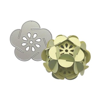 Khuôn Cắt Giấy Kim Loại Hình Hoa 3d Xinh Xắn