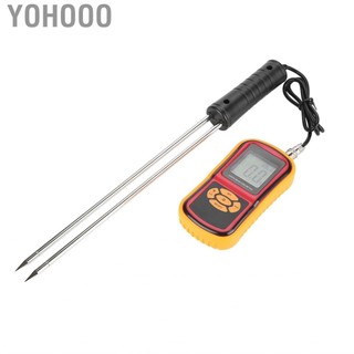 Yohooo Máy đo độ ẩm Máy đo nhiệt độ hạt LCD kỹ thuật số cầm tay GM640 dành cho