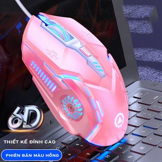 Chuột Máy Tính Chơi game 6 Nút Đèn led rgb 3200 yindiao g5s