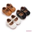 Mgg-baby Bé Gái Giày Đế Mềm Da PU Nơ Cũi Giày Chống Trơn Trượt Giày Tập Đi