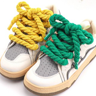Dây Giày Bằng cotton Lanh Dày 1cm Chất Lượng Cao