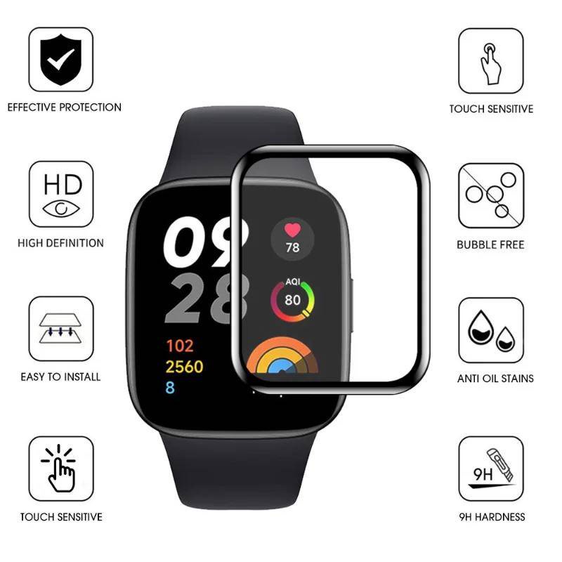 Kieslectksmini kieslectkr2 Kính Cường Lực 3d Viền Cong Bảo Vệ Màn Hình Chống Trầy Cho Đồng Hồ Thông Minh kieslect ks mini pro kr2 ks2