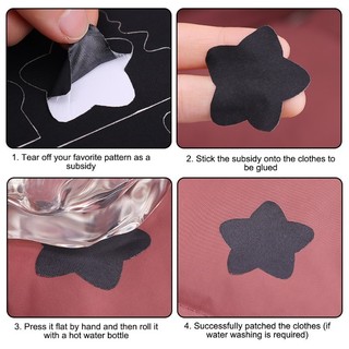 1 Tấm Sticker Dán Lỗ Áo Khoác Hình Động Vật Hoạt Hình Tự Dính Có Thể Giặt Tiện Lợi