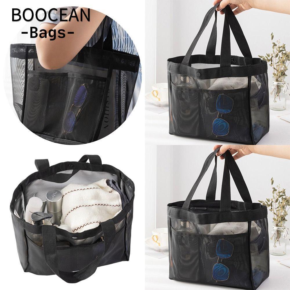 Túi lưới BOOCEAN đựng đồ trang điểm sức chứa lớn đa năng dành cho nữ