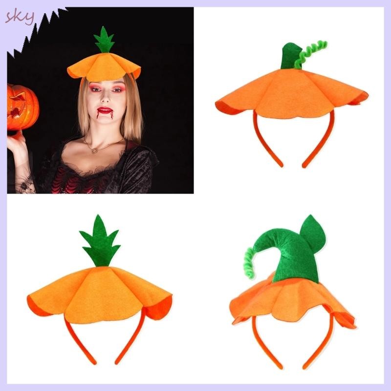 Băng đô mũ bí ngô lễ hội bầu trời cho Halloween Mũ nón độc đáo cho các bữa tiệc trang phục