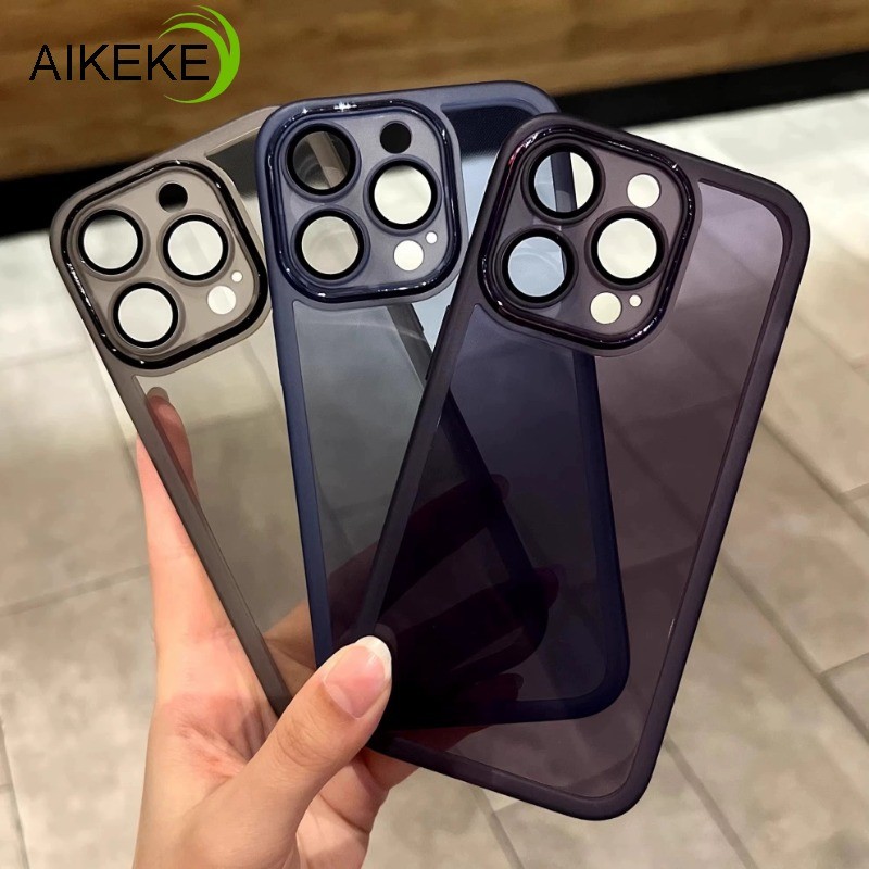 Đơn Giản Với Ống Kính Phim Vỏ Điện Thoại Cho Redmi K80 K70 K70E A2 A1 K60 K50 K50i K40 Gaming K40s K30 Ultra K30i K20 Pro Plus + 5G Vỏ Mềm Bảo Vệ Chống Sốc Trong Suốt