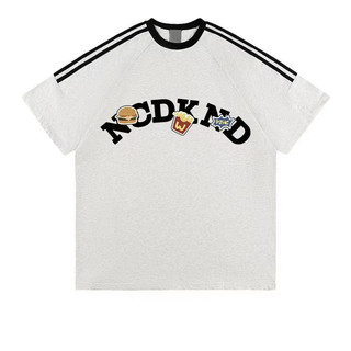 Mới 100% cotton Phong Cách Hàn Quốc Thời Trang Hàng Sẵn Có Nữ Mùa Hè Tay Ngắn Áo Quần Áo Cổ Tròn Tee Áo