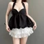 Áo Baby Doll Cổ Dây Kiểu Yếm Hở Lưng Gợi Cảm A51228