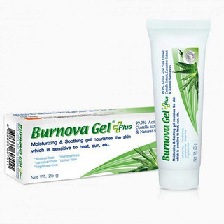 Burnova Gel - Điều trị vết bỏng, vết trầy xước, tổn thương da.