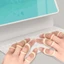 Hỗ trợ nẹp ngón tay DARON, Vòng tay hình bầu dục Nẹp ngón tay hình bầu dục, Dụng cụ cố định khớp ngón tay uốn cong Vòng đeo ngón tay chống nước Bộ ổn định khớp ngón tay Ache Cure