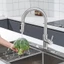 NOTE1 Kéo xuống, Đầu vòi phun, 3 chức năng được đánh bóng cho Moen, Nhà bếp Delta