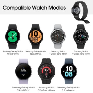Dây Đeo Từ Tính Cho Đồng Hồ Thông Minh samsung galaxy watch 6 / 5 / 4 40mm 44mm / watch 5 pro 20mm 4 / 6 classic 42mm 43mm 46mm 47mm