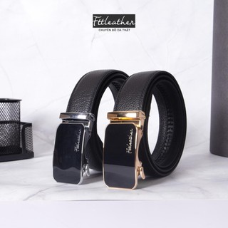 Thắt lưng nam da bò cao cấp FTT Leather, dây nịt da nam Full hộp đựng cao cấp mặt khóa tự động