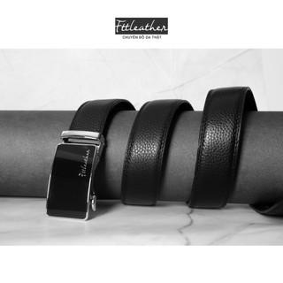 Thắt lưng nam da bò cao cấp FTT Leather, dây nịt da nam Full hộp đựng cao cấp mặt khóa tự động
