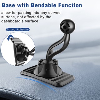 Universal Car Dashboard Phone Holder Base  Head 17mm Base Stand Support