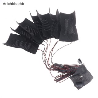 < Arichbluehb > Tấm sưởi quần áo USB 8IN1 với 3 bánh răng có thể điều chỉnh nhiệt độ Tấm sưởi nhiệt điện cho áo khoác Vest