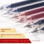 GETVOW Tip Gel Pen, Đồ dùng văn phòng phẩm Bút đánh dấu tay cầm 0,38mm, Ký thi Viết Vẽ Vẽ Đen Xanh Đỏ Đổ Đồ dùng văn phòng trường học