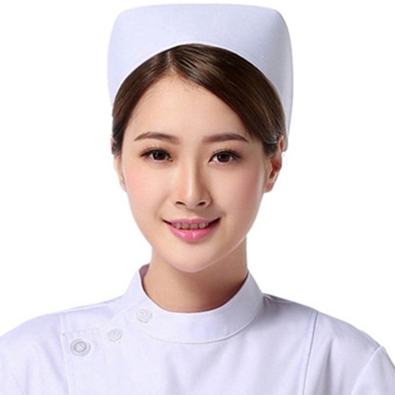 Mũ y tá Mũ lưỡi trai nữ cho buổi lễ điều dưỡng, Lễ ăn mừng (Trắng)