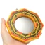 Gương ZENZON lồi Dent Bagua, Gương mặt bằng thép không gỉ may mắn Bagua Gương phong thủy, Gương hình bát giác cổ điển tinh tế Bagua Gương gỗ trang trí văn phòng