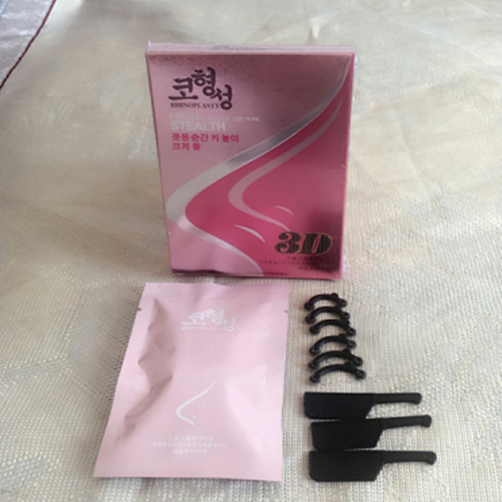 Combo 3 bộ sụn nâng mũi 3D High Stealth Hàn Quốc