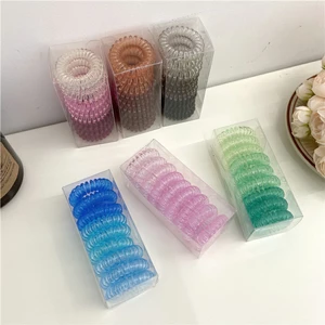 Dây Buộc Tóc Da Cao Su Không Đường May Phong Cách Hàn Quốc Cho Nữ Mã TOOL