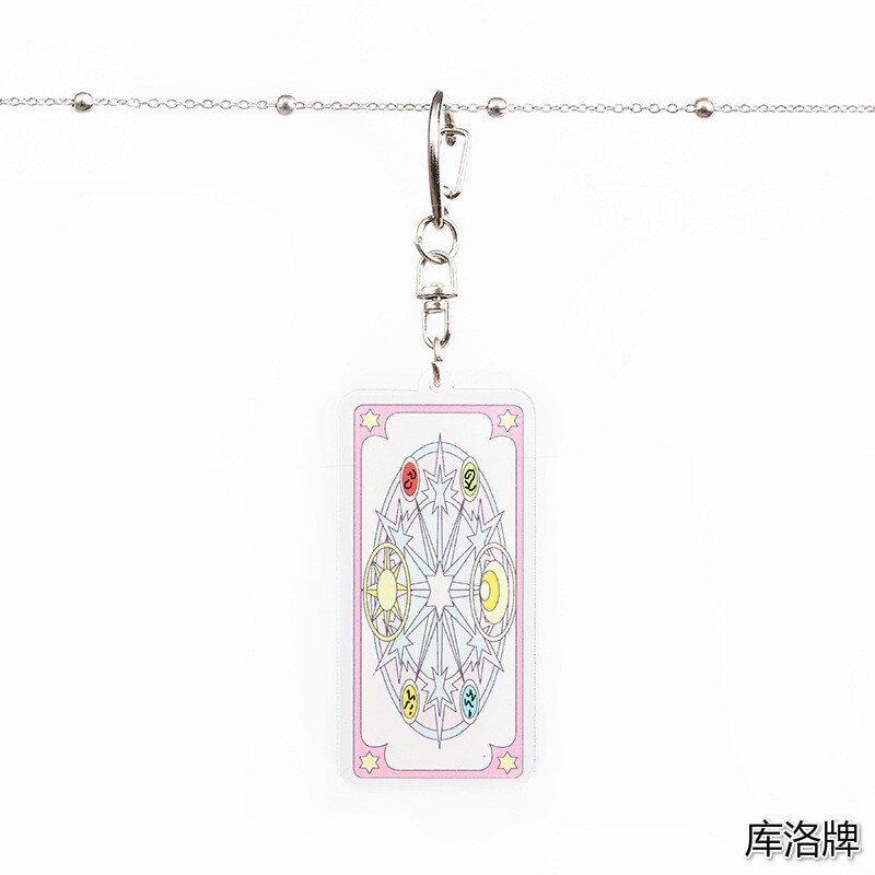 Móc khoá Thủ lĩnh thẻ bài Cardcaptor Sakura Star Wand Phụ Kiện Trang Trí Túi xách Balo