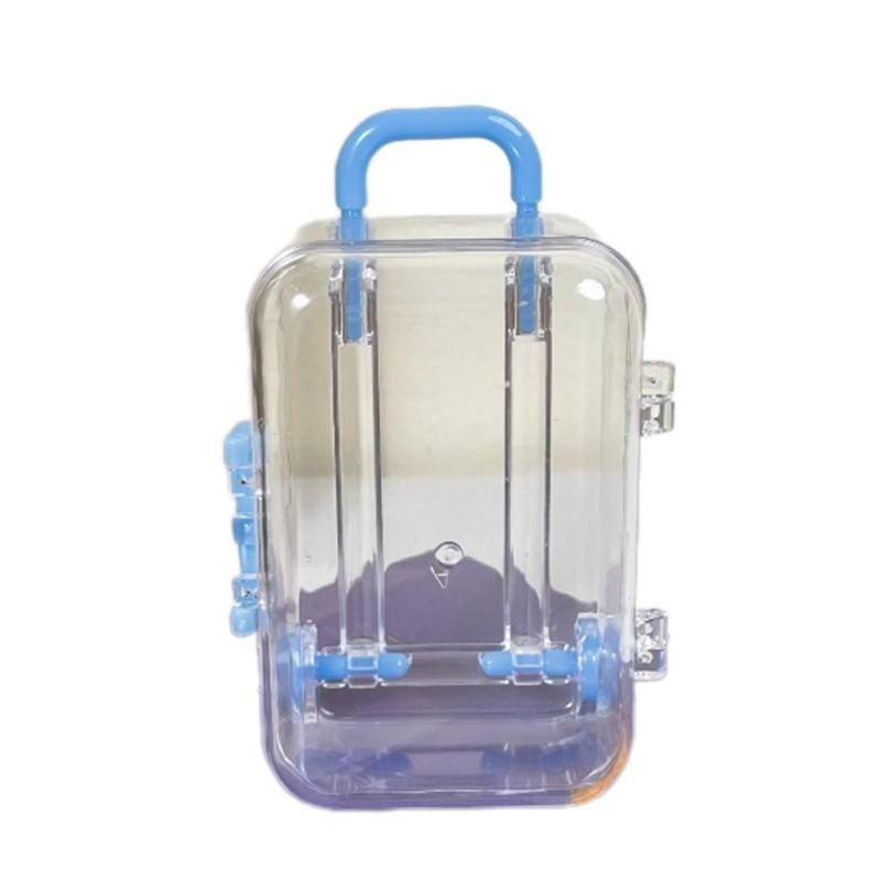 Tốt Nhỏ Thân Xe Vali Cho Búp Bê Quần Áo Phụ Kiện 18Inch Búp Bê Bé Gái Đồ Chơi Thu Nhỏ Nhà Búp Bê Trang Trí Con Lăn Mini Tr