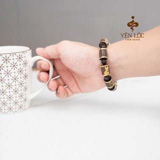Vòng Trầm Mã Đáo Thành Công 8K - Trầm Hương Sánh Chìm - Mua một tặng một hộp gấm