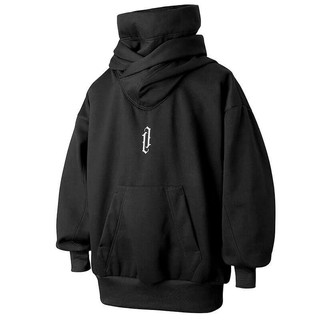 Áo hoodie Ninja Tay Dài Cổ Cao Phong Cách Hiphop Đường Phố Hàn Quốc Cho Nam
