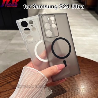 [JLK] Ốp lưng điện thoại từ tính siêu mỏng 0.5mm bề mặt mờ trong suốt cho Samsung S26 S25 S24 Ultra S23 Plus S22+ S23+ S24+ Chống va đập vỏ cứng