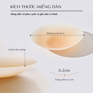 [Innovative silicone solid breast patch] Ultra-thin invisible breast patch, protecting beautiful curves