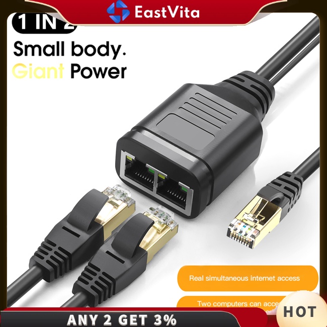 Dây Cáp Chia Mạng RJ45 RJ45 Từ 1 Sang 2 Cổng Usb Dài 100M | Shopee Việt Nam