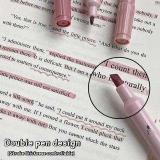 4 Gradient color highlighter Đầu đôi màu sắc có giá trị cao đánh dấu chìa khóa màu học sinh bút đánh dấu bút highlighter văn phòng phẩm cung cấp