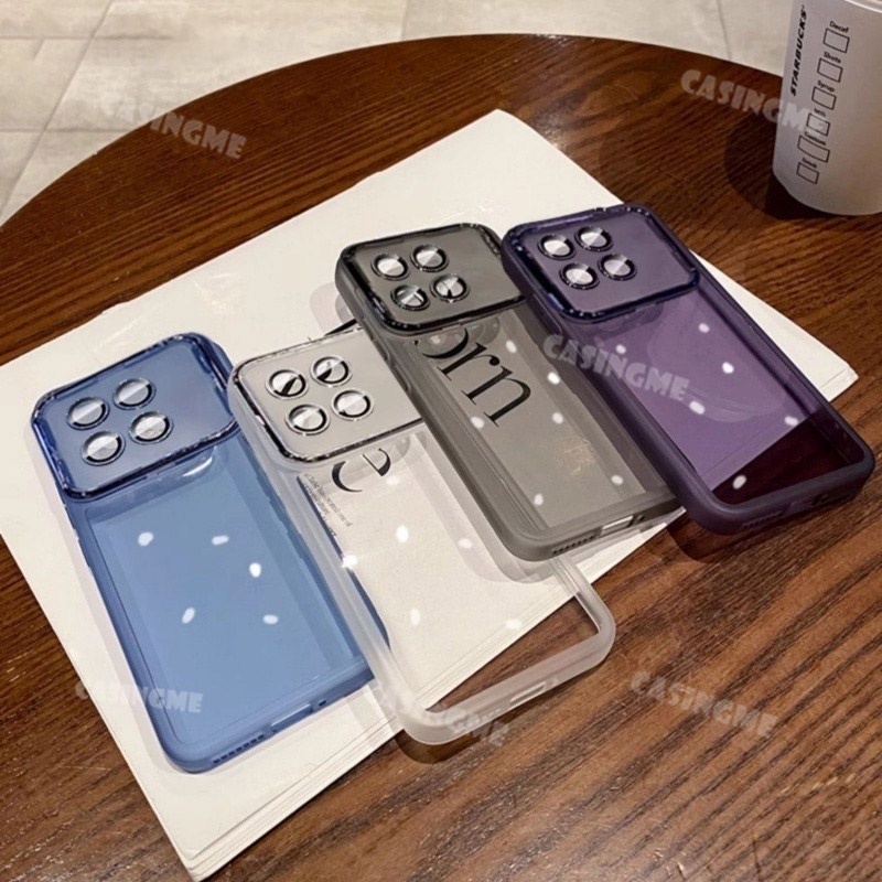 Ốp Điện Thoại Silicon Mềm Trong Suốt Mạ Điện Cho Poco X6 Pro 5G 2024 Poco X6Pro PocoX6Pro 5G Redmi K70 X6 Pro K70E