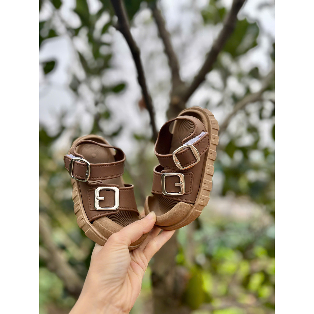 sandal bé trai dép quai hậu cho bé gái nhựa thơm chống nước êm chân chống trượt mẫu mới nhất năm có size đại NT 808