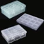 Hộp lưu trữ trong suốt CHEESELY, Hộp đựng hạt 12 / 15 / 16Grids bằng nhựa, Hộp đóng gói hạt đa chức năng DIY Phụ kiện lưu trữ trang sức