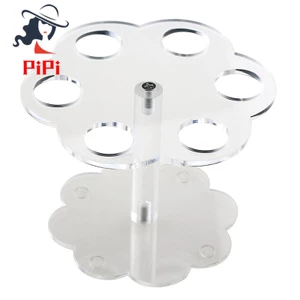 1 Giá Để Kem Ốc Quế 6 Lỗ Trong Suốt